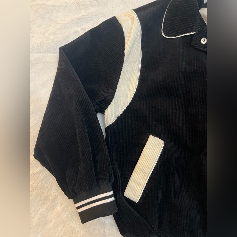 ✨ Rare! Disney Mulan “Live By Honor” Corduroy Varsity Bomber Jacket - Picture 4 of 11